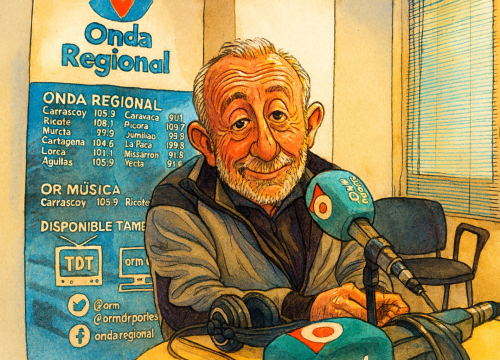 Salvador Inglés participa en El Rompeolas hablando sobre la Cueva del Gato