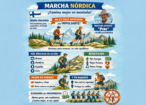 Marcha Nórdica: una técnica que puede ayudarte a caminar mejor en montaña
