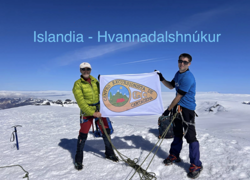 CEX Cartagena en lo más alto de Islandia – Hvannadalshnúkur