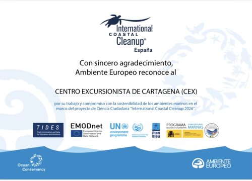 Reconocimiento a la labor ambiental – Limpieza de Cala Bolete Grande