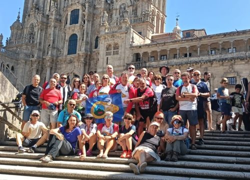 El Centro Excursionista de Cartagena culmina el tramo final del Camino de Santiago 2026